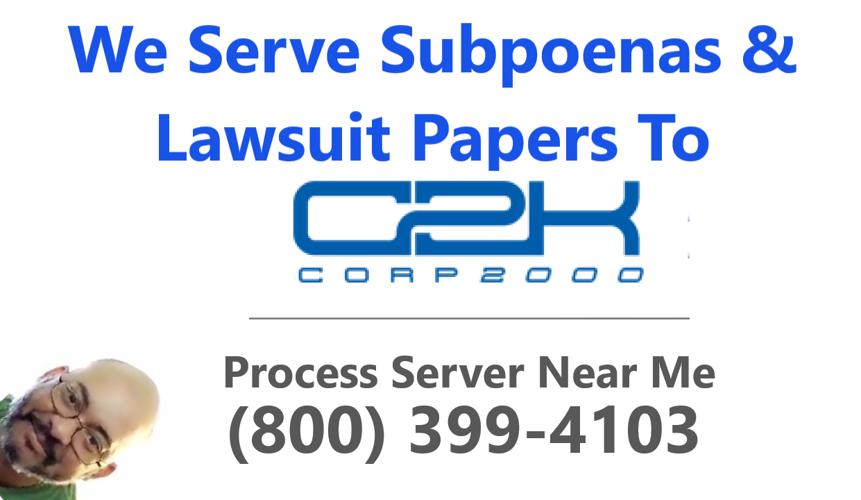 CORP2000 (C2324362) Process Server Sacramento County